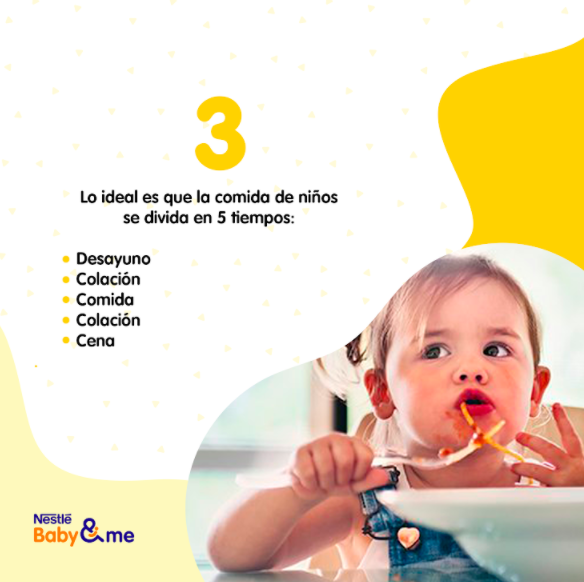 Comida niños 1 a 5 años