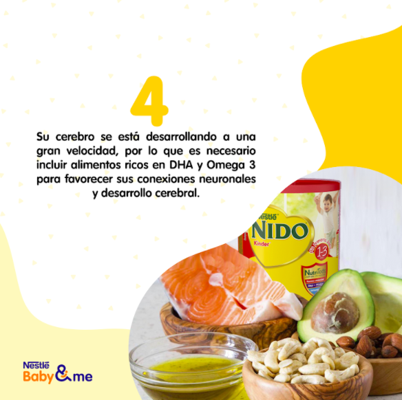 Comida niños 1 a 5 años