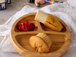 Muffin de plátano y zanahoria