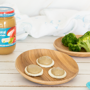 Tostaditas de hígado y manzana Tostaditas de hígado y manzana