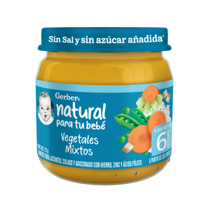 Gerber® Papilla Vegetales Mixtos Etapa 2, 113g Gerber® Papilla Vegetales Mixtos Etapa 2, 113g