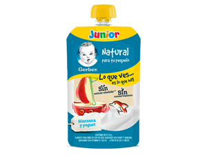 Gerber® Junior Pouch Yogurt Manzana 110g Gerber® Junior Pouch Yogurt Manzana 110g